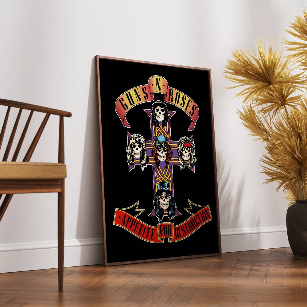 G-Guns Rock Band N R-Roses Pos - Musical Instrument Poster ulasan dan harga