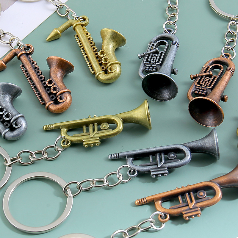 Gantungan Kunci Bentuk Saksofo - Musical Instrument All ulasan dan harga
