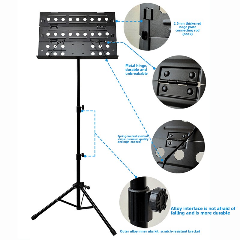 Set Stand Musik Lipat Portabel - Musical Instrument Set ulasan dan harga