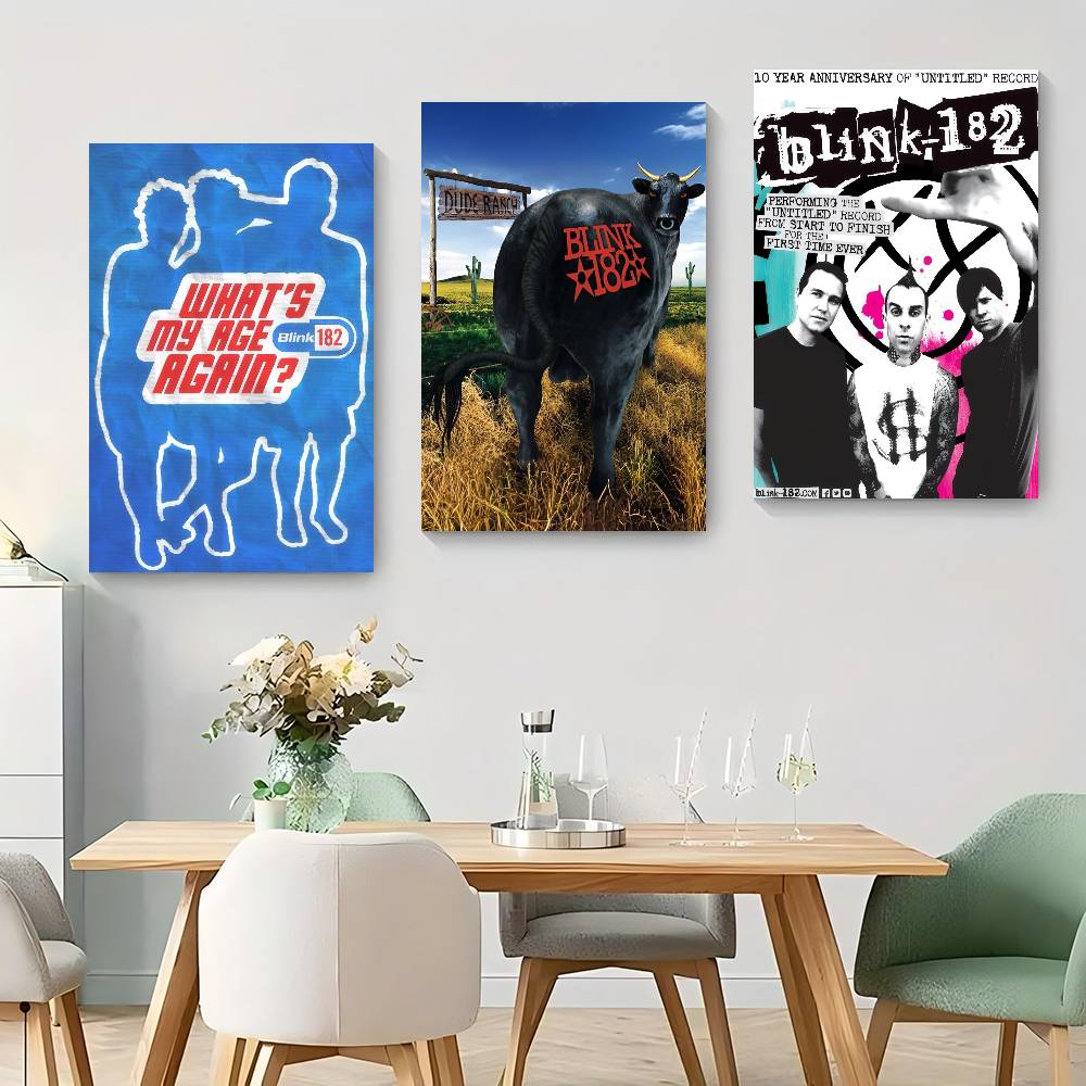 B-Blink 182 Band Rock Poster F - Musical Instrument Poster ulasan dan harga