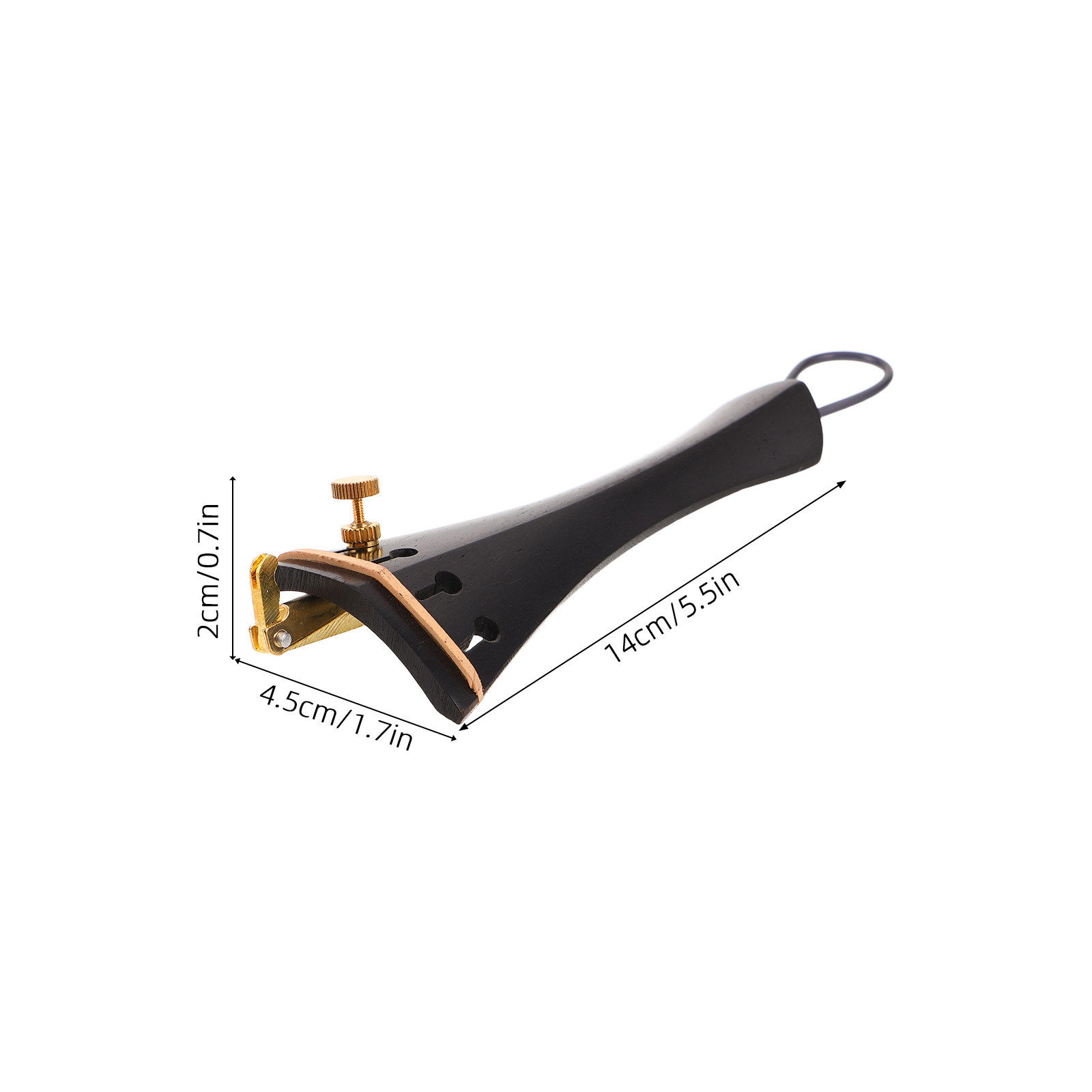 Tailpiece Biola Kayu Hitam 4/4 - Musical Instrument Fiddle ulasan dan harga