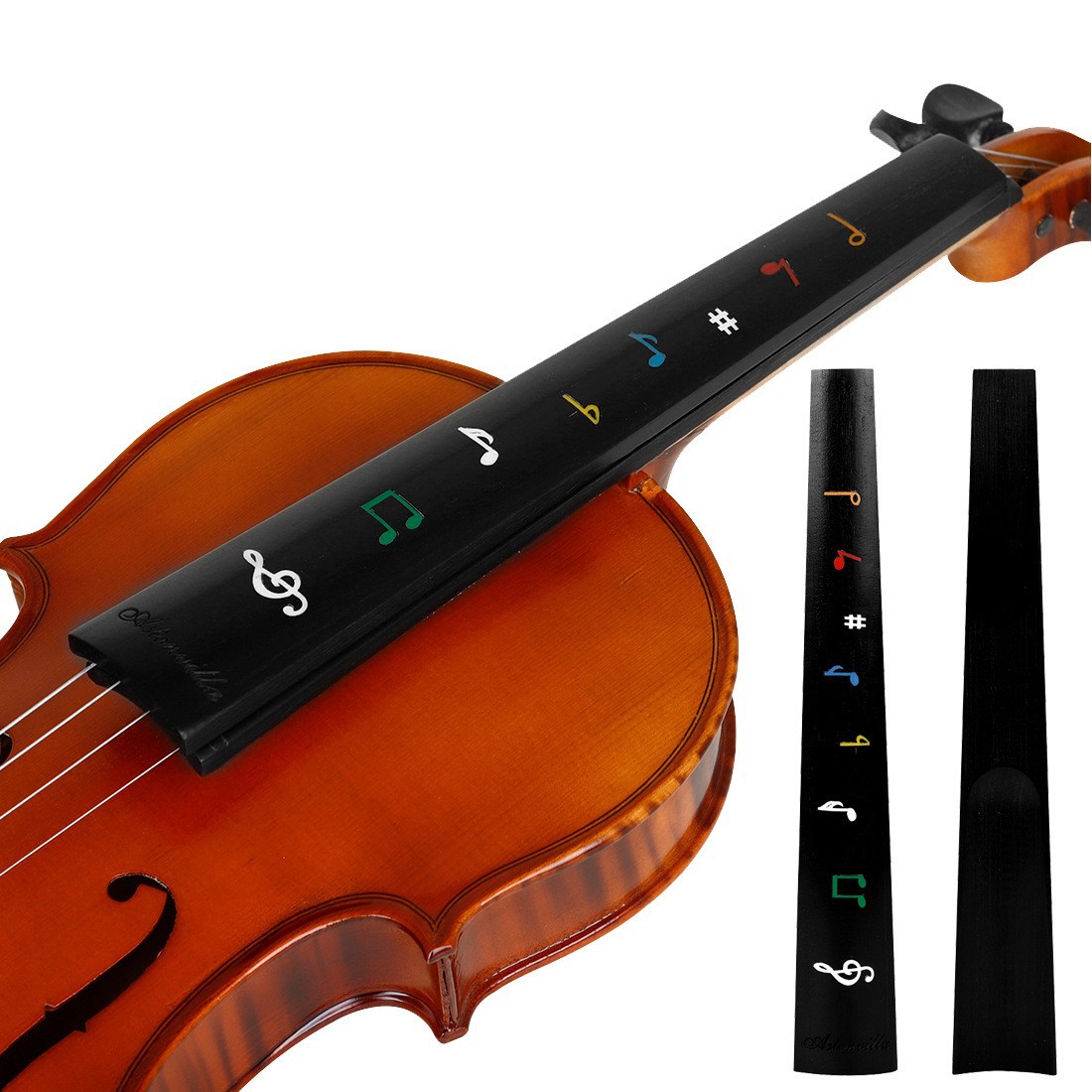 Fingerboard Biola Ebony 4/4 de - Musical Instrument Fiddle ulasan dan harga