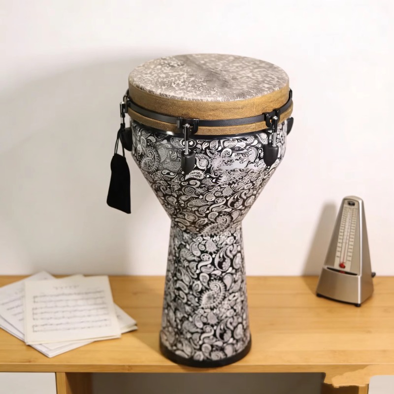 Drum Perkusi Tangan Kayu Ramah - Djembe Hand Drum ulasan dan harga