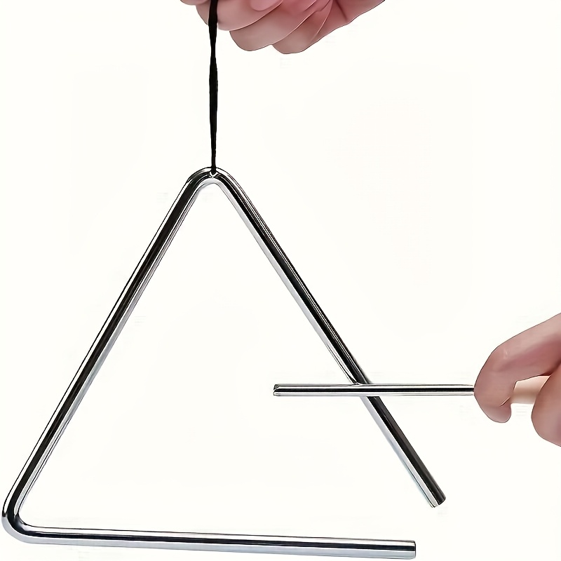1 buah Set Instrumen Segitiga  - Triangle Beater Music ulasan dan harga