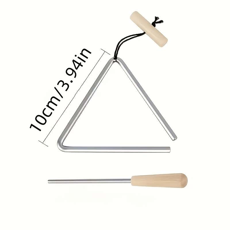 1 buah Set Instrumen Segitiga  - Triangle Beater Music ulasan dan harga
