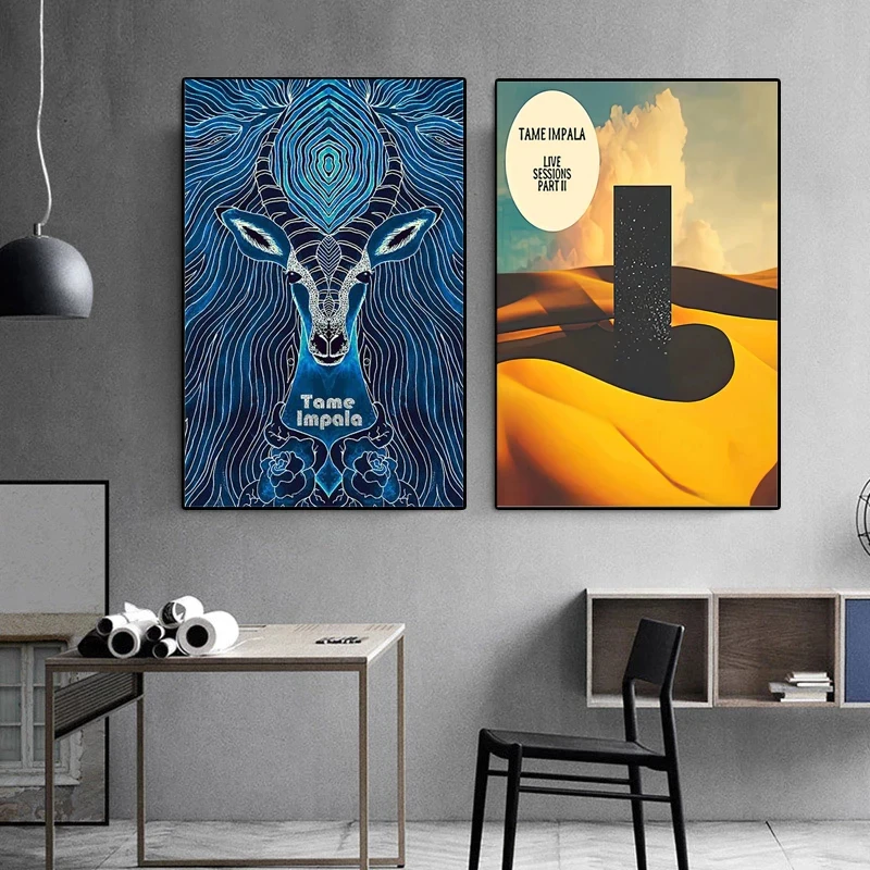 Poster Lukisan Kanvas Band Mus - Musical Instrument Poster ulasan dan harga