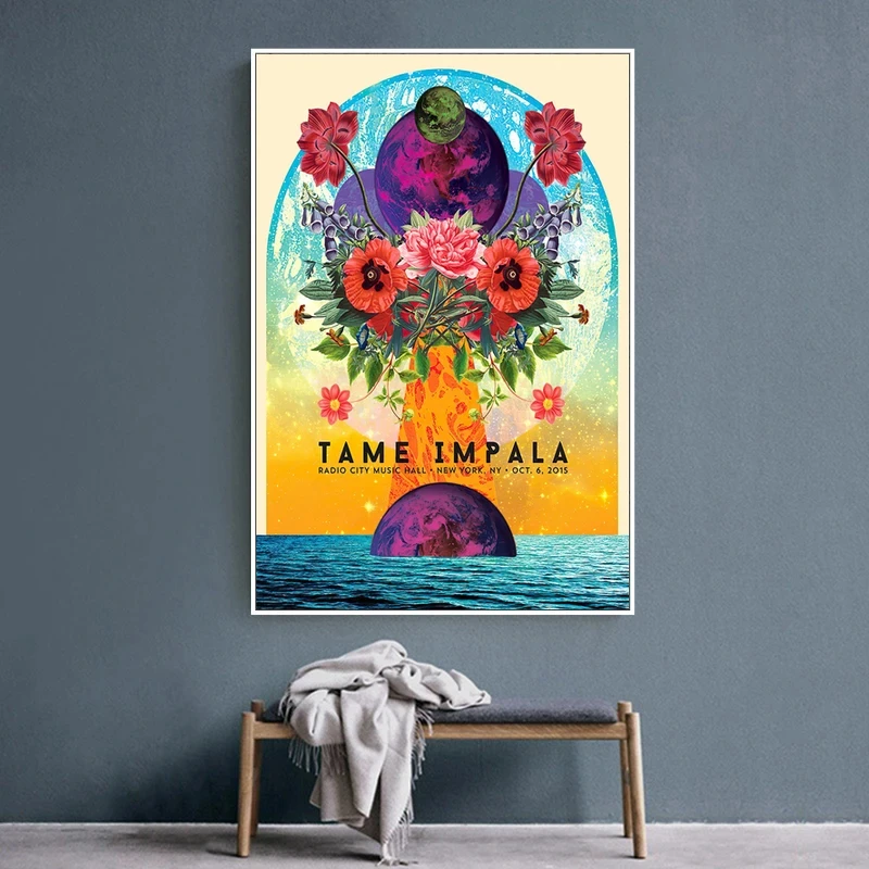 Poster Lukisan Kanvas Band Mus - Musical Instrument Poster ulasan dan harga