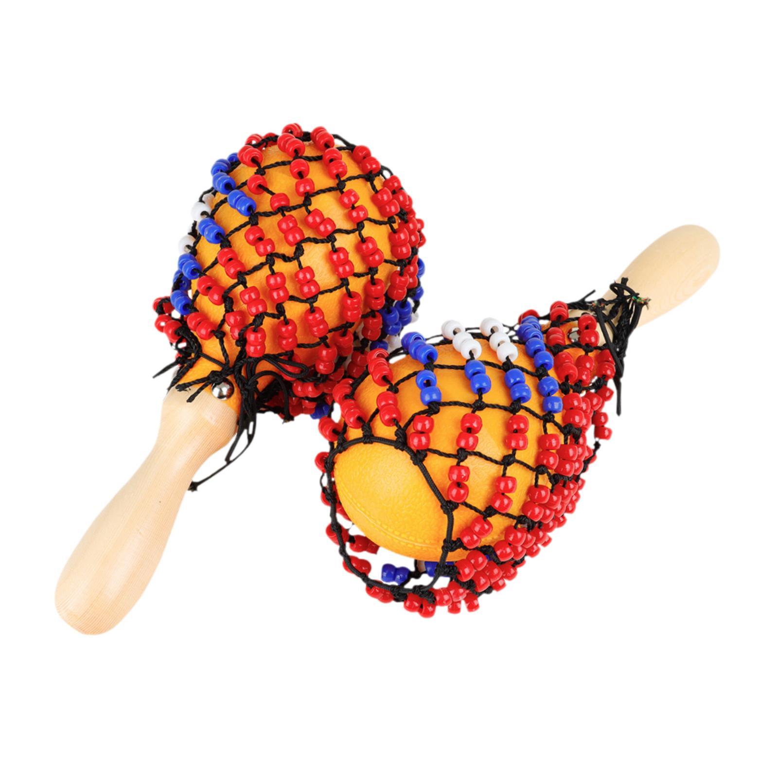 2x Palu Pasir Maracas Kayu DIY - Musical Instrument Net ulasan dan harga