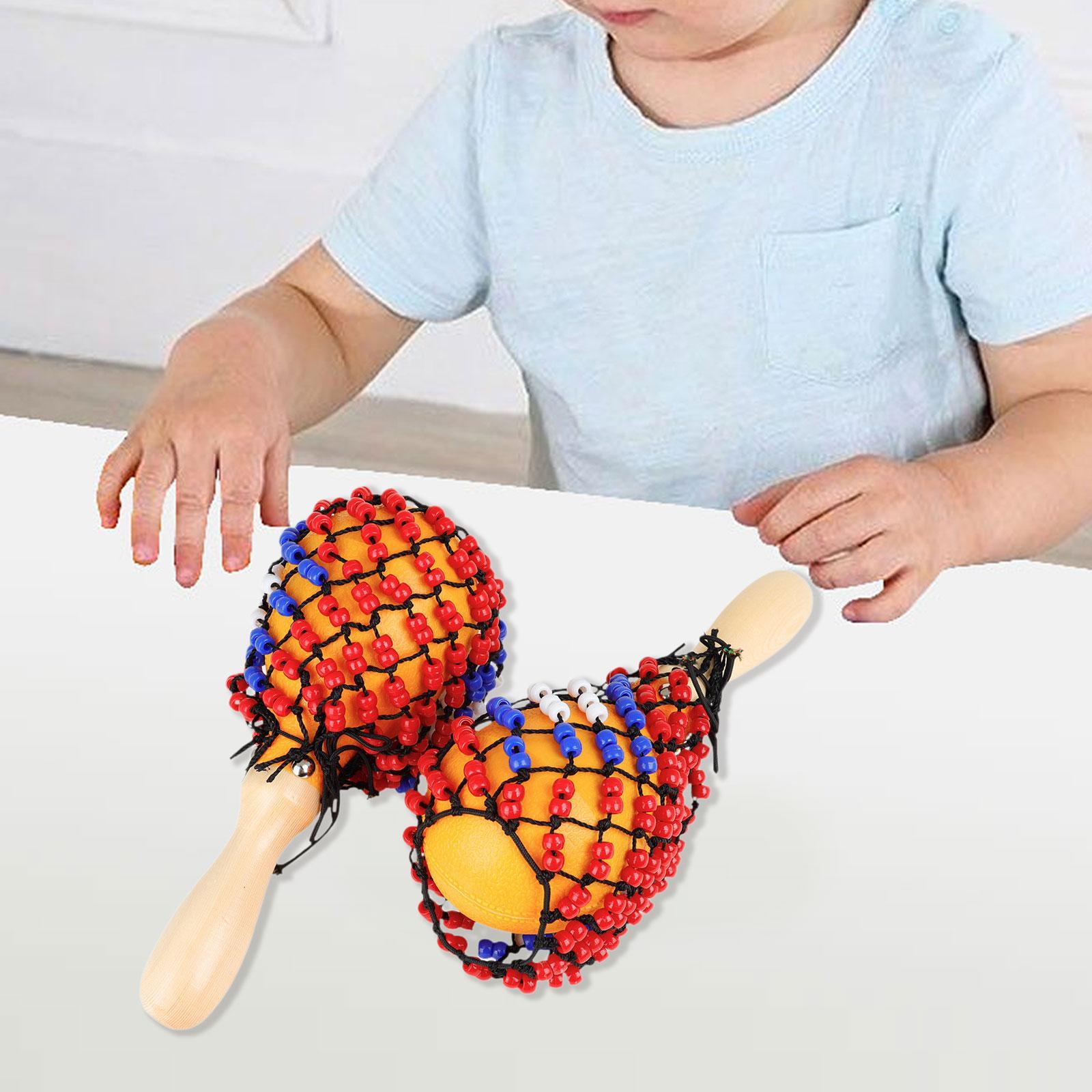 2x Palu Pasir Maracas Kayu DIY - Musical Instrument Net ulasan dan harga